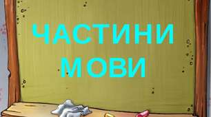 Презентація з української мови "Частини мови"
