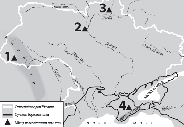 Карта керженца со стоянками