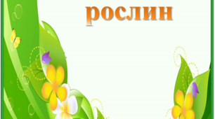 Папка "Паспорт кімнатних рослин для ЗДО"