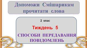 Презентація  "Способи  передавання  повідомлень"  2  клас