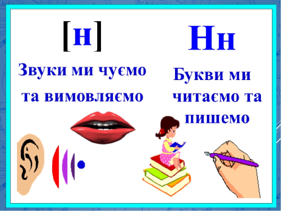 Презентація на тему: "Звук [н], буква Н."