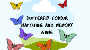 Дидактичний матеріал “Butterfly Colour Matching and Memory Game”
