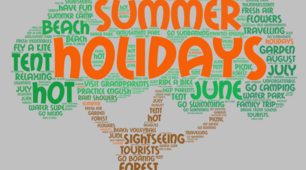 Хмари слів ”My Summer Holidays Word Cloud”