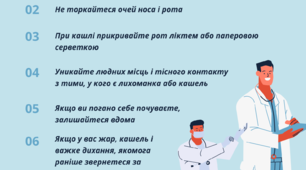 Плакат для класу "Запобігти поширенню COVID - 19 за 7 кроків"
