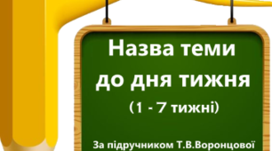 Ілюстрації до папки "Тематичні 1-7 тижні"