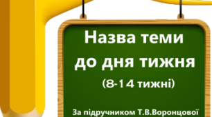 Ілюстрації до папки "Тематичні 8-14 тижні"