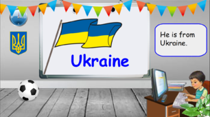 Taras writes to Bill (grade 4, Unit 1, пiдручник О.Карпюк) - вiзуалiзацiя вправи