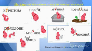 Готуємося до ЗНО. Склад. Наголос