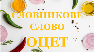 Дидактична розробка "Словник "Приправи. Оцет"