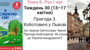 Тест. Пригода 3 .Хоботовичі у Львові.(За твором Святослава Чернія. Я досліджую світ О.Волощенко,О.Козак)