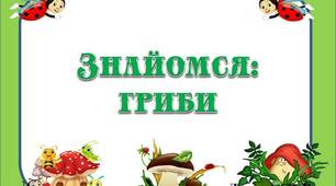 Вчителю НУШ. Презентація «Знайомся: гриби!»