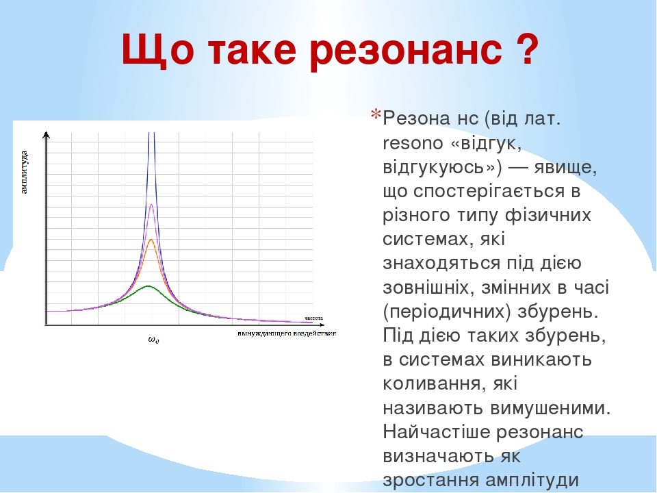 Презентація "Цікаві історичні факти прояву явища резонансу".