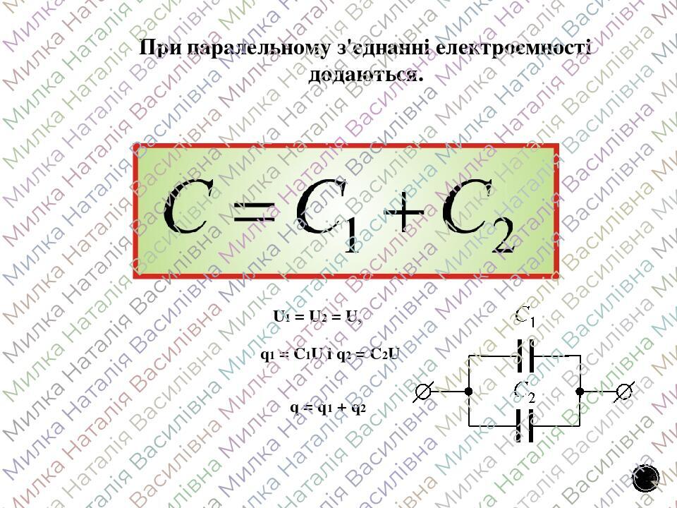 Основная задача конденсатора