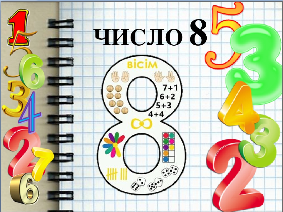 Презентація на тему: "Склад числа 8".