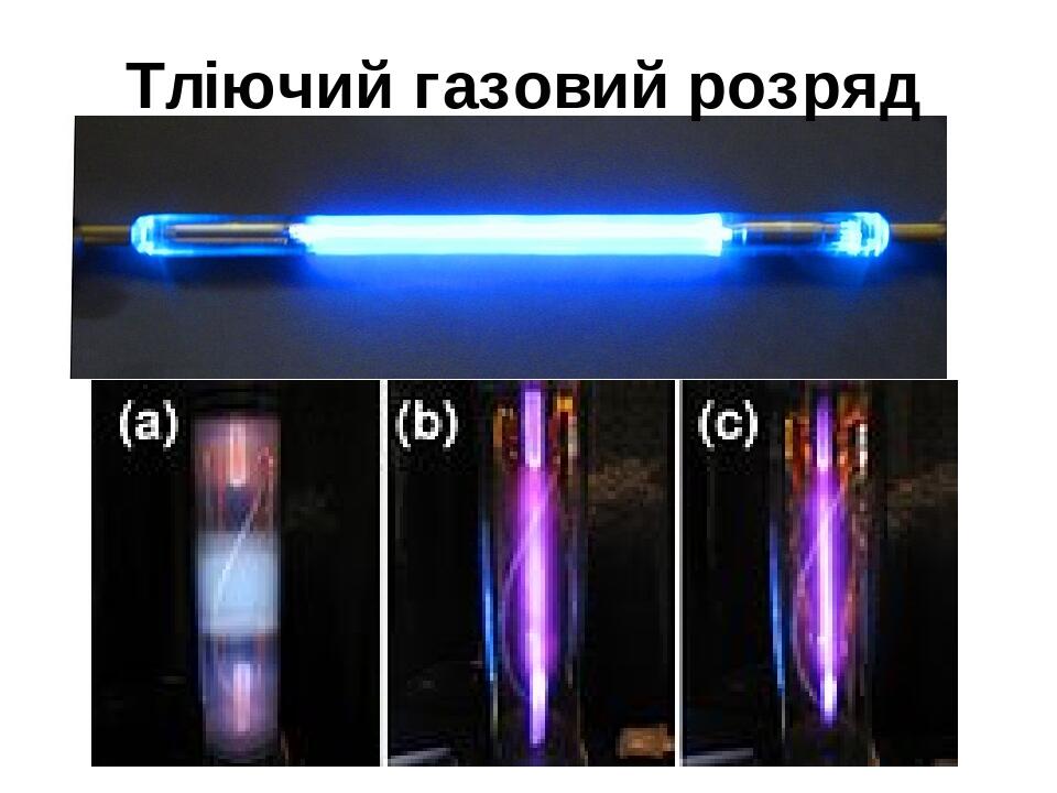 Який вид самостійного газового розряду зображений на рисунку