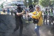 Про кийок — то вже брехня: вчителька спростувала інформацію про побиття під час мітингу