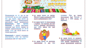 Інтерактивний матеріал "Права дитини"