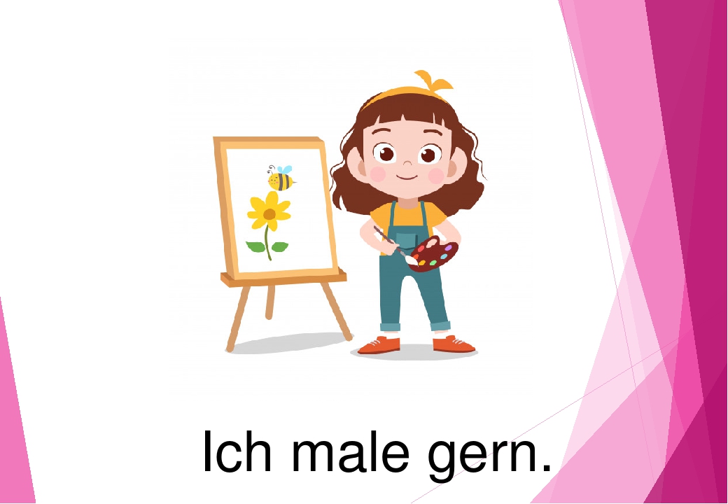 Презентація Das machen wir gern. (Німецька мова, 1 клас)