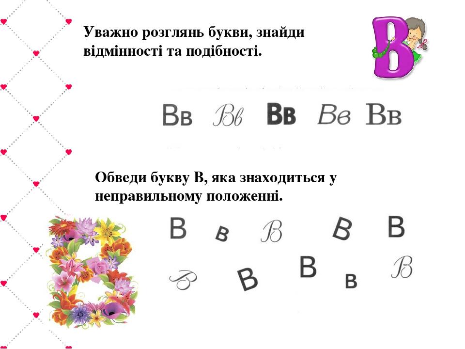 Презентація "Вивчаємо букву В", українська мова 1 клас | Презентація. НУШ