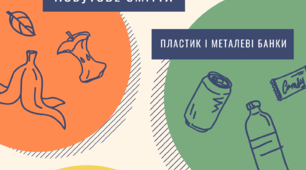 Плакат для класу або коридору "Роздільне збирання відходів"
