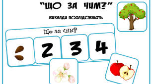 дидактична гра "Що за чим?"