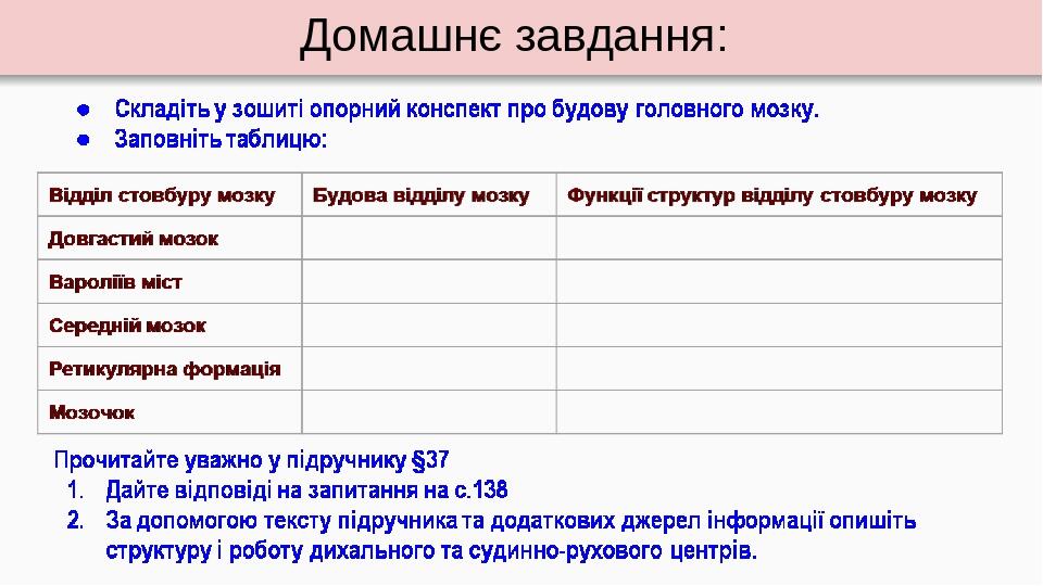Домашнє завдання: