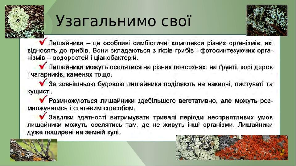 Узагальнимо свої знання