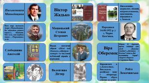 Презентація до уроку "Письменники  Маньківщини»