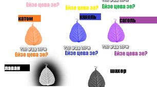 "Кольори צבעים" (презентація з івриту)