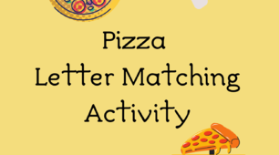 Дидактичний матеріал “Pizza Letter Matching Activity”