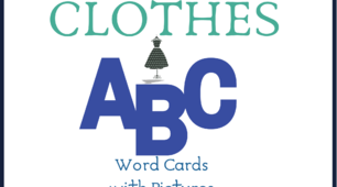 Дидактичні картки “Clothes.ABC Word Cards with Pictures”