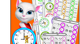 Воркшіти на відпрацювання часу "Telling time"