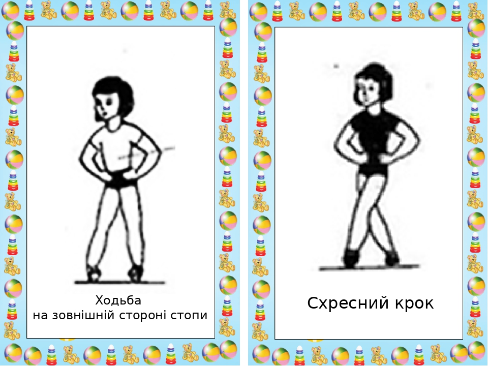 Схема ходьбы человека