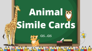 Дидактичний матеріал “Animal Simile Cards”