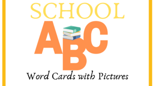 Дидактичний матеріал “School.ABC Word Cards with Pictures”