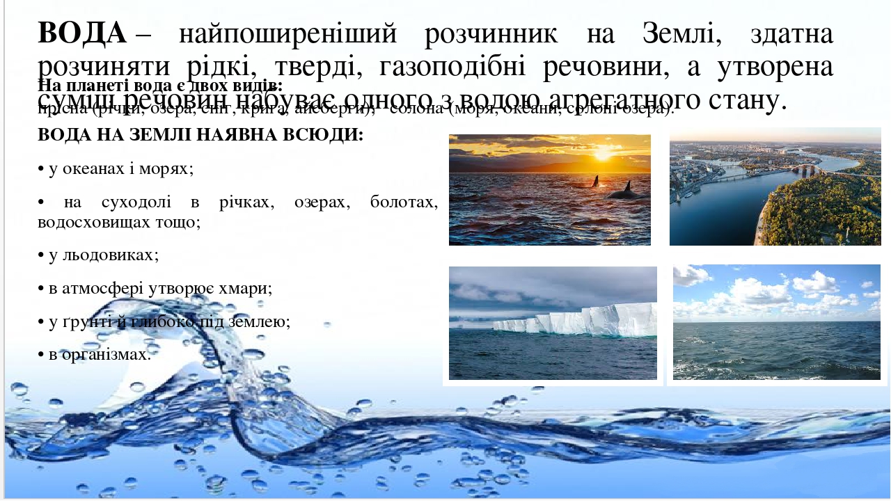 Дослідження якості води з різних джерел проект