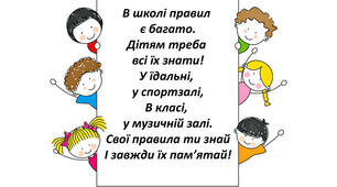 Я виконую шкільні правила