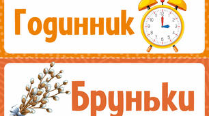 Стіна слів 1 клас. Тиждень 22-25. Березень