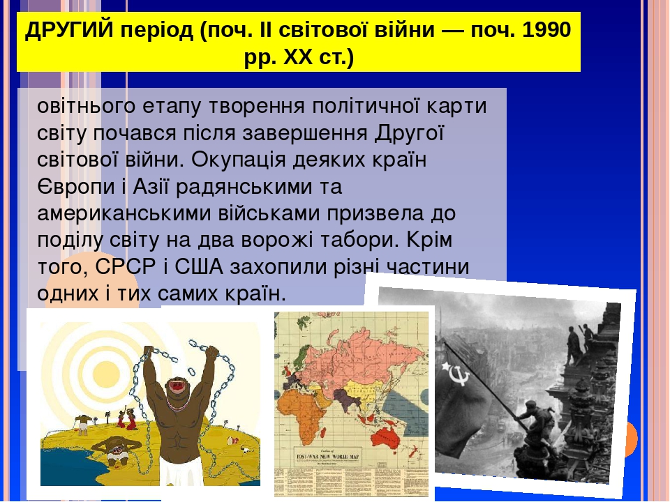 Презентація "Політична карта Європи і основні етапи її формування