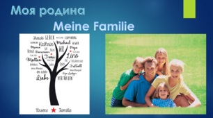 Лексична тема "Meine Familie" (Моя родина)