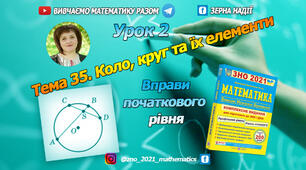  Коло, круг та їх елементи. 