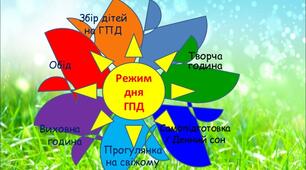 Режим роботи групи продовженого дня