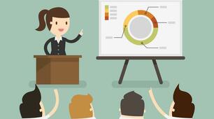 “Imagine that you’re giving a presentation”