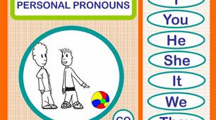 Роздатковий матеріал "PERSONAL PRONOUNS WORKSHEET"