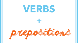 Use of English (verbs with prepostions)