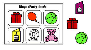 Bingo "Party time!" для учнів 2 класу, Smart junior
