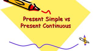 (Копія) Present Simple vs Present Continuous