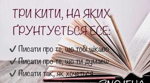 Пишемо есе на максимум!