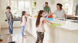 Topical text for reading and speaking: "My household chores".