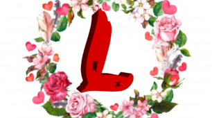 Розтяжка - надпис " Love"  до Дня закоханих.